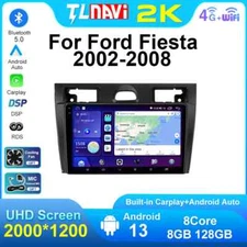 For Ford Fiesta Mk5 2002-2008 Car Radio GPS Android Auto Carplay Multimedia 2Din