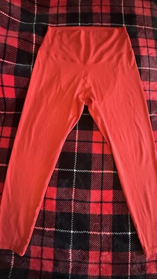 SHEFIT-Boss Leggings,2Luxe, Rush/RED,(NWOT),High Waist, GymTowel and ScrunchieXL