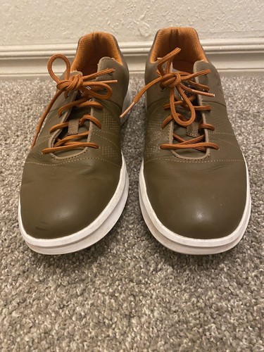 FootJoy Contour 54054 Brown Leather Casual Golf Shoes Size 8.5 - 第 1/6 張圖片