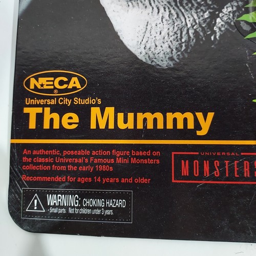 Mummy VHS Sealed 1932 Version Horror Monster Universal Glow In The Dark 8"Figure - Picture 15 of 15