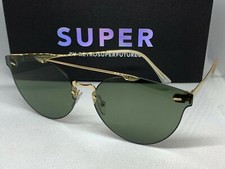 RetroSuperFuture Tuttolente Giaguaro Green Sunglasses M8U size 53 NIB