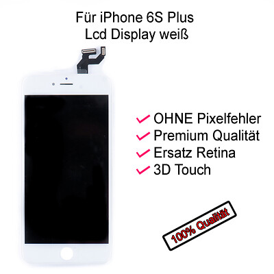Ersatz Display für iPhone 6S Plus Bildschirm Lcd Touchscreen Glas Retina Weiß
