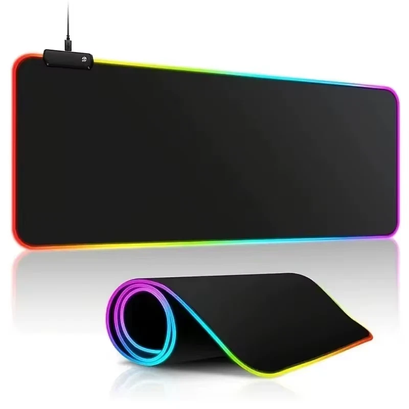 ICasso Tappetino Per Mouse XXL Grande 89,9x39,9 Cm - Base In Gomma Antiscivolo Con Bordi Cuciti - Per Ufficio E Gaming