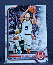 Max Christie 2022 1st Bowman U #23 Michigan State LA Lakers RC