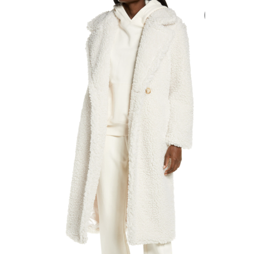 UGG GERTRUDE WOMEN'S LONG TEDDY COAT IN 