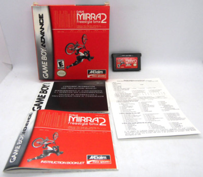 Dave Mirra Freestyle BMX 2 Game Boy Advance GBA Complete CIB Authentic