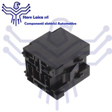 CONNETTORE PORTA RELE 4 VIE PIN GIUNTO PORTARELE' AUTO MOTO NAUTICA CAMPER 1PZ