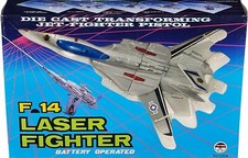 Tai Fong F-14 Tomcat Laser Fighter Laser Pistol, Vintage 1984, New MIB