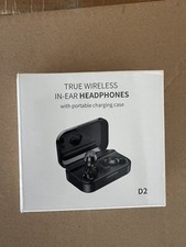 true wireless earbuds bluetooth D2