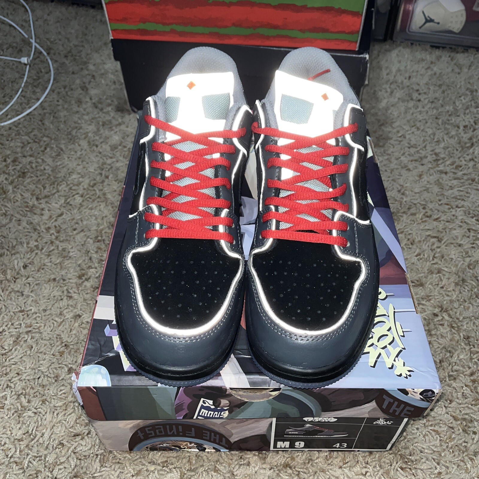MF Doom Bapesta Custom By: Eyeseethingsatnight Sk8 Sta Dunk | eBay
