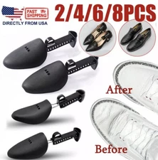 4 Set Plastic Adjustable Support Shoes Tree Keeper Stretcher Shoe Shaper Holder