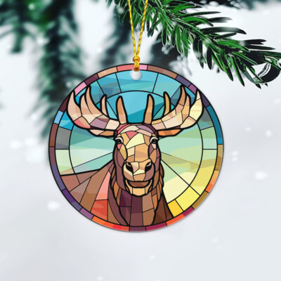 Moose Car Hanging Ornament, Moose hanging decor, Moose lover gift