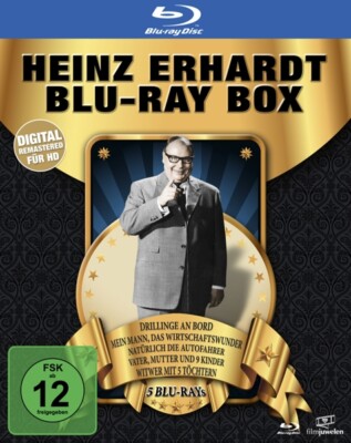 HEINZ ERHARDT BLU-RAY BOX - ERHARDT,HEINZ/DAHLKE,PAUL  5 BLU-RAY NEU