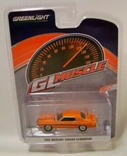 1969 '69 MERCURY COUGAR ELIMINATOR GL MUSCLE SERIES 28 GREENLIGHT DIECAST 2024