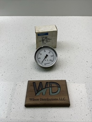 #ad 10 1008 A 02B 60# Ashcroft 0 60PSI Stainless Pressure Gauge 1 4” NPT 100MM $37.39