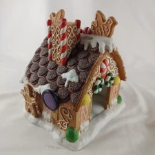 PartyLite  Gingerbread Tea Light House P7304 Candle Holder Retire