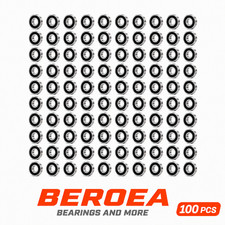 6200-2RS Ball Bearing 10x30x9mm 6200 2RS Rubber Sealed 100Pcs