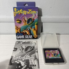 Fantasy Zone Sega Game Gear ORIGINAL BOX, Manual And Cartridge No Insert CLEAN!!