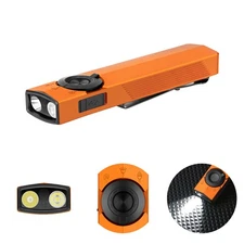 Olight ArkPro Flat Unibody EDC Flashlight with Multi-Light Sources Orange