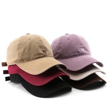 Curved Brim Retro Baseball Cap Adjustable Unisex Hat Outdoor Sun Protection Caps