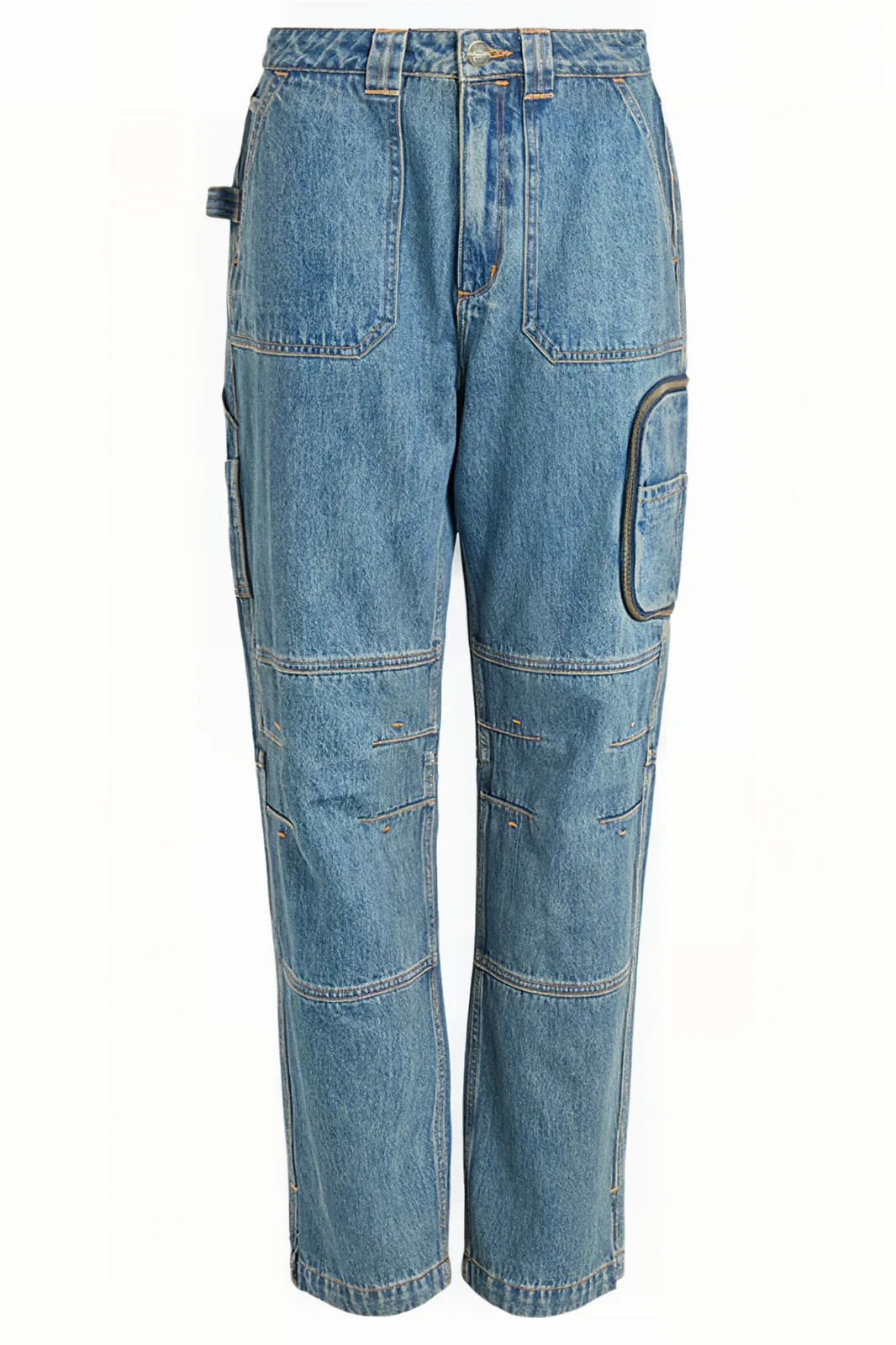 All Saints Florence Cargo Trousers - Vintage Indigo - RRP £139 image 3