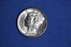 1945 MERCURY DIME #K57916