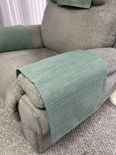 Stuhl Sessel Rückenlehne Bezug Antikassar Sofa Sessel 1 x Mittel GRÜN Fleck