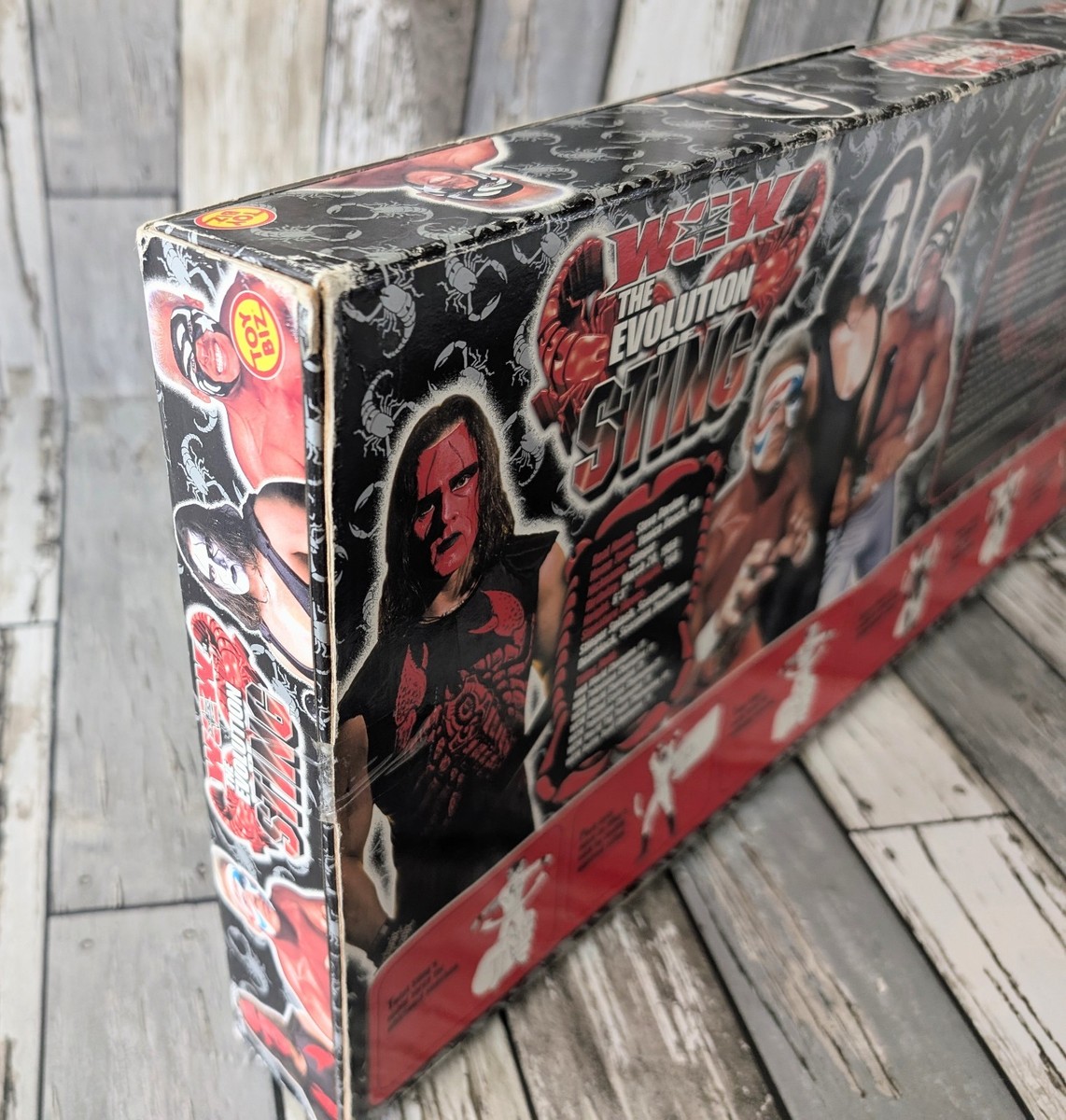 ToyBiz WCW The Evolution of Sting Wrestling Action Figures Set