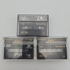 FUJIFILM DVC And Maxell Mini DV Lot Pre-owned 