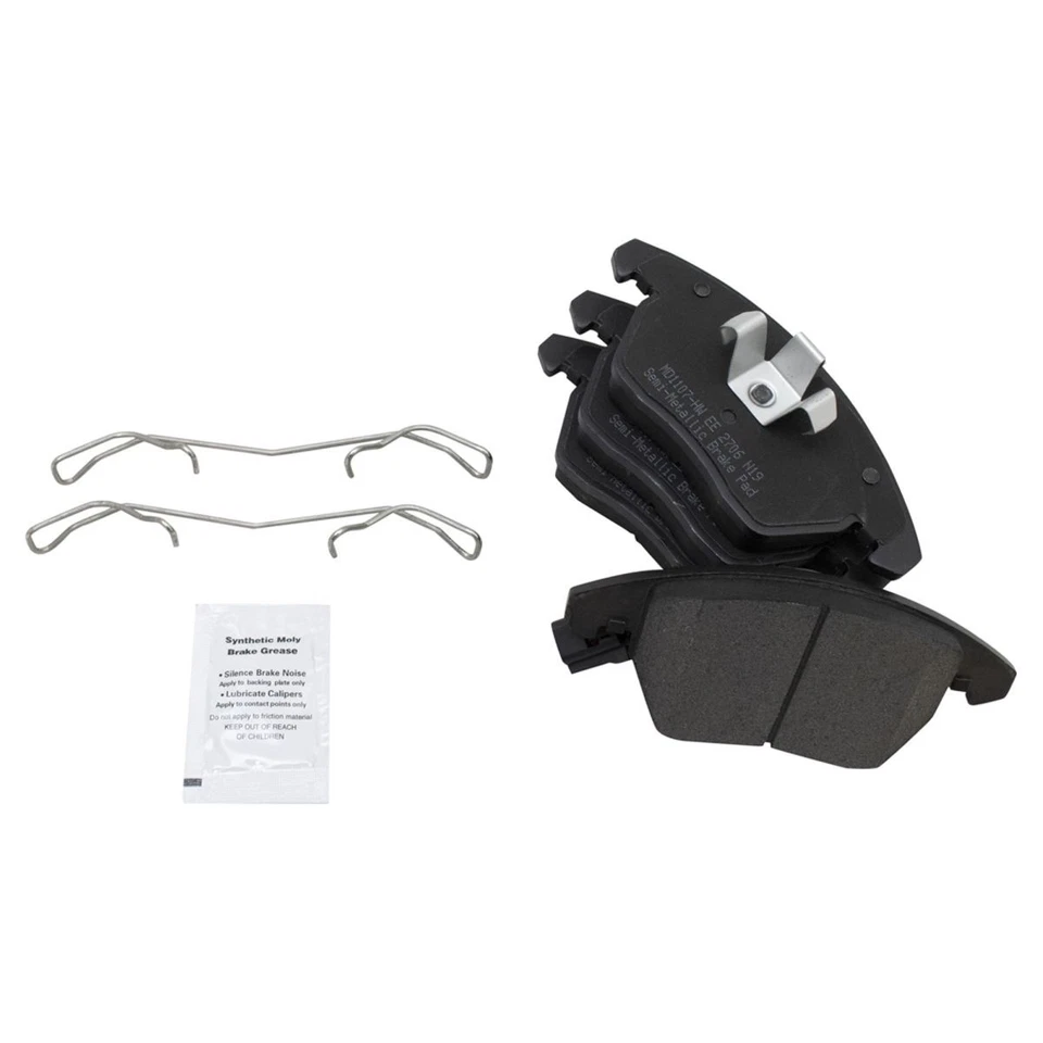 Brake Pad & Rotor Kit Semi-Metallic Fits 2012-2017 Volkswagen Jetta - Image 4 of 4