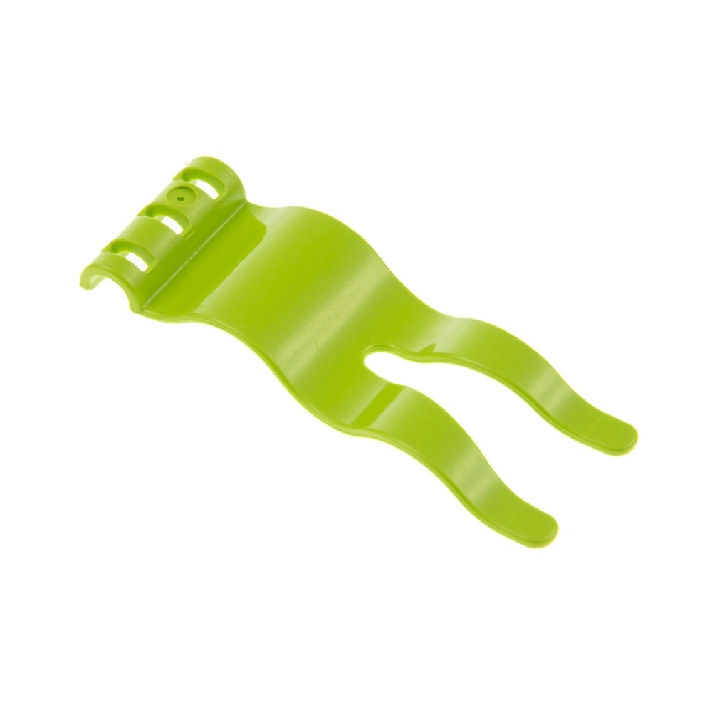 1X Lego Duplo Flag 2X5 Light Green Wavy Banner Slots 4541742 51725