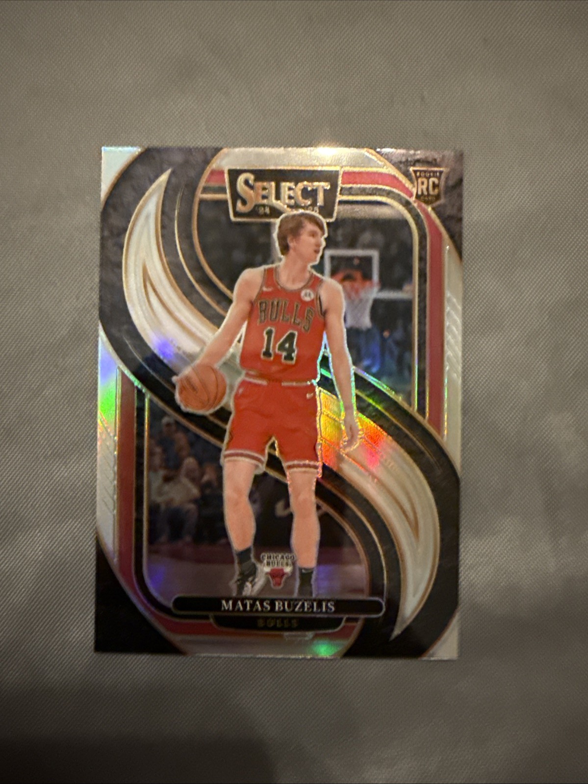 2024-25 Panini Select - Premier Level Matas Buzelis #166 Silver Prizm (RC)