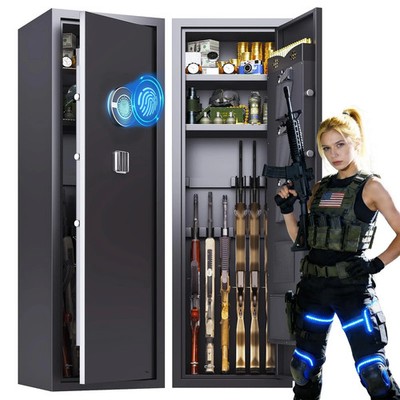 12-15 Gun Safe for Rifles and Pistols,Quick Release Fireproof Gun Safe - NEW