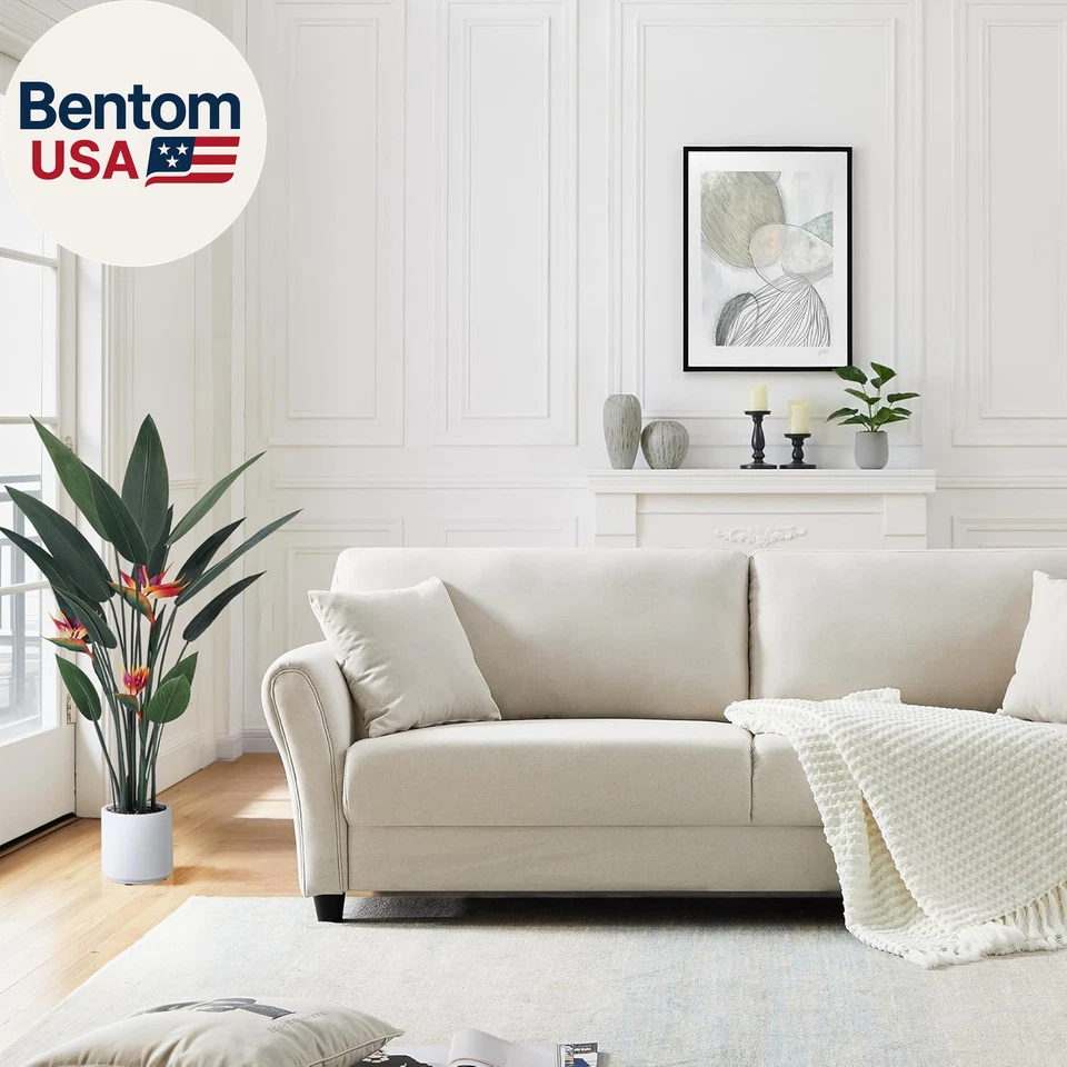 Planta artificial de pájaro del paraíso de 4 pies de alto planta de hoja de plátano falsa para interior a Foto 3 de 4