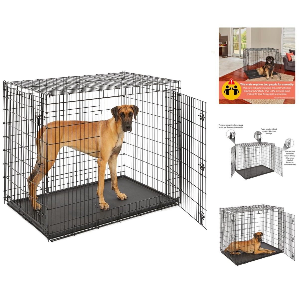 54 Inch Xxl Dog Crate For Great Dane Great Dane Large Indoor Dog