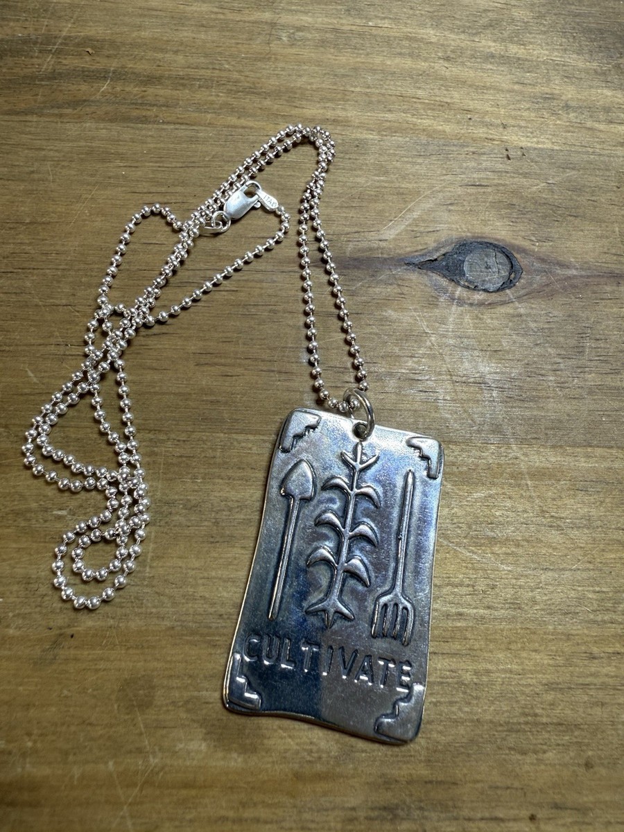 Vintage Southwestern Spirit Russell Grey Sterling Silver Pendant Cultivate Farm View 5