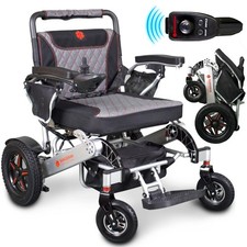 Light Power Motorized Heavy Duty Travel Wheelchair, 400 lb Capacity, Only 60 lb