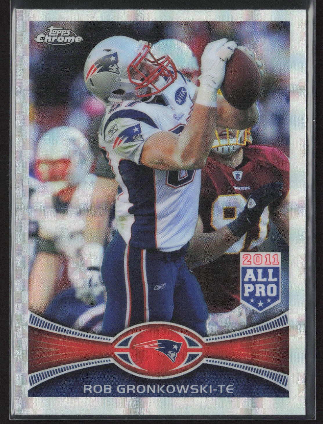 2012 Topps Chrome #12 Rob Gronkowski Xfractor