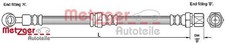 Metzger 4110191 Bremsschlauch für Chevrolet für Daewoo 