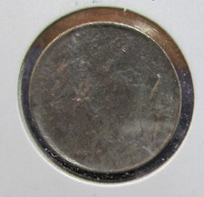 UNDATED JEFFERSON NICKEL STRUCK THRU CAPPED DIE ERROR COIN