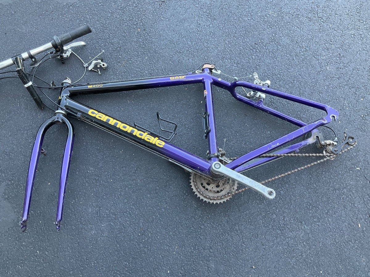 Cannondale M400 Bicycle Bike CAD2 Frame with Fork, Handlebars