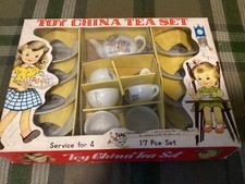Toy China Tea Set Vintage 17pc service For 4 Made In Japan