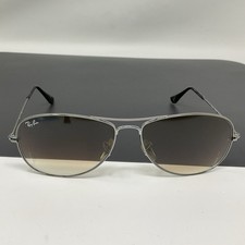 Ray-Ban Cockpit RB3362 004/51 Sunglasses 59-14 Gunmetal G15 Temple Mark Scratche