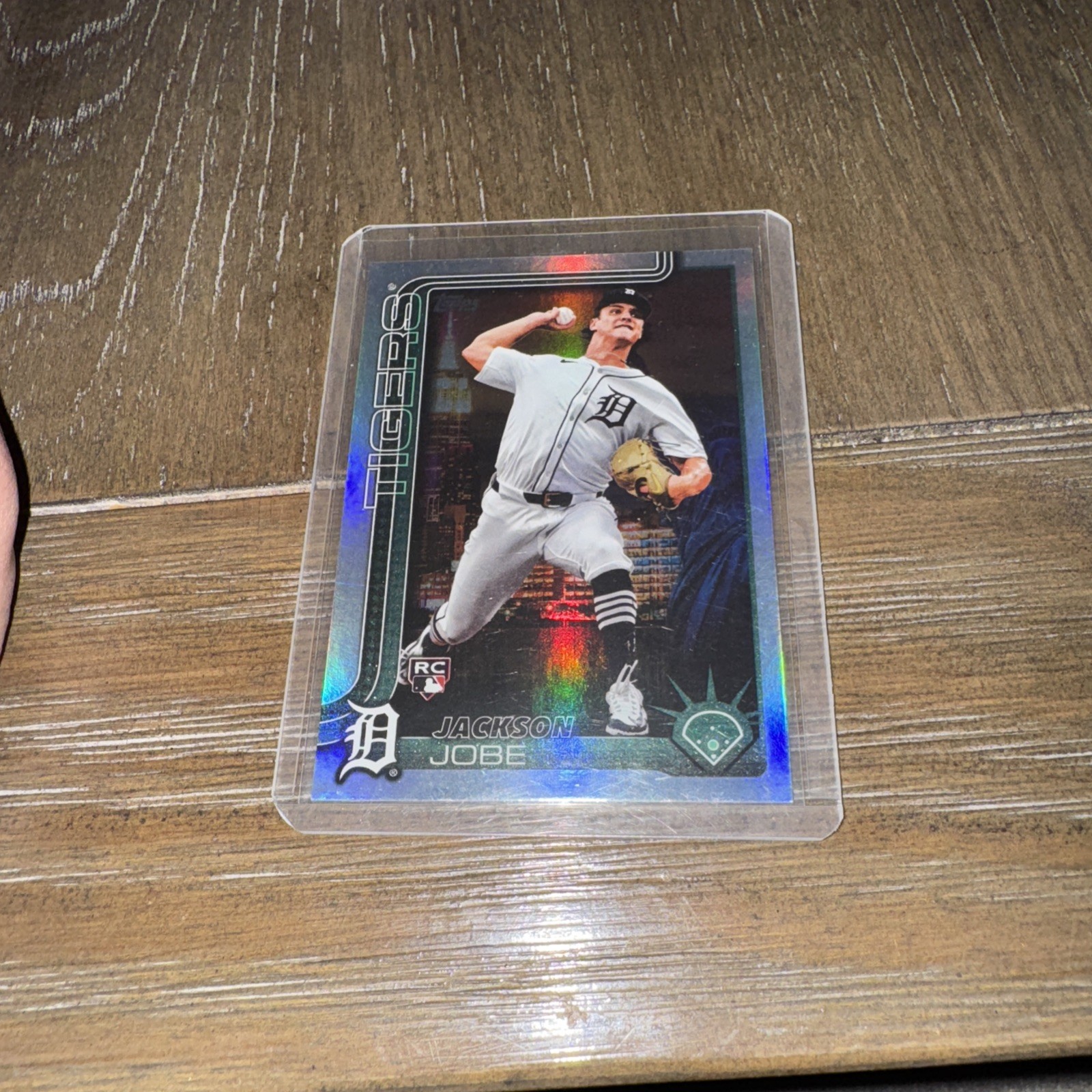 2025 Topps Series 2 - Jackson Jobe #490 Big Apple Rainbow Foilboard (RC)