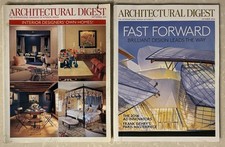 Lot of 2 Vintage Architectural Digest Magazin...