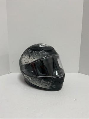 Shoei RF-1400 Gleam Helmet Black/Silver - Large 