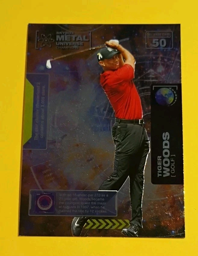 2021 Skybox Metal Universe Champions - Tiger Woods #50 for sale | eBay