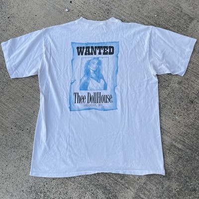Vintage 90s The Dollhouse Strip Club T-Shirt North Carolina Single Stitch XL
