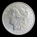 1883 Morgan Silver Dollar XF