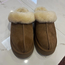 UGG Scuffette II Women s Brown Suede Shearlin...